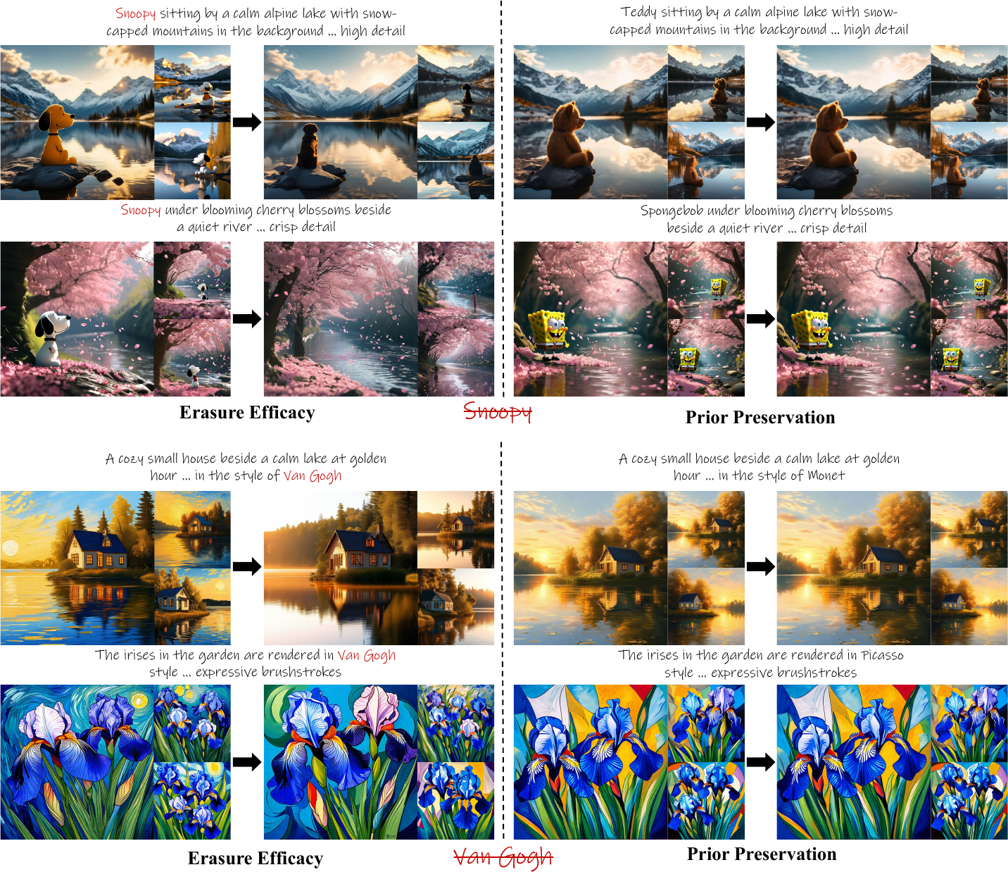 Transferability results on PixArt-Sigma